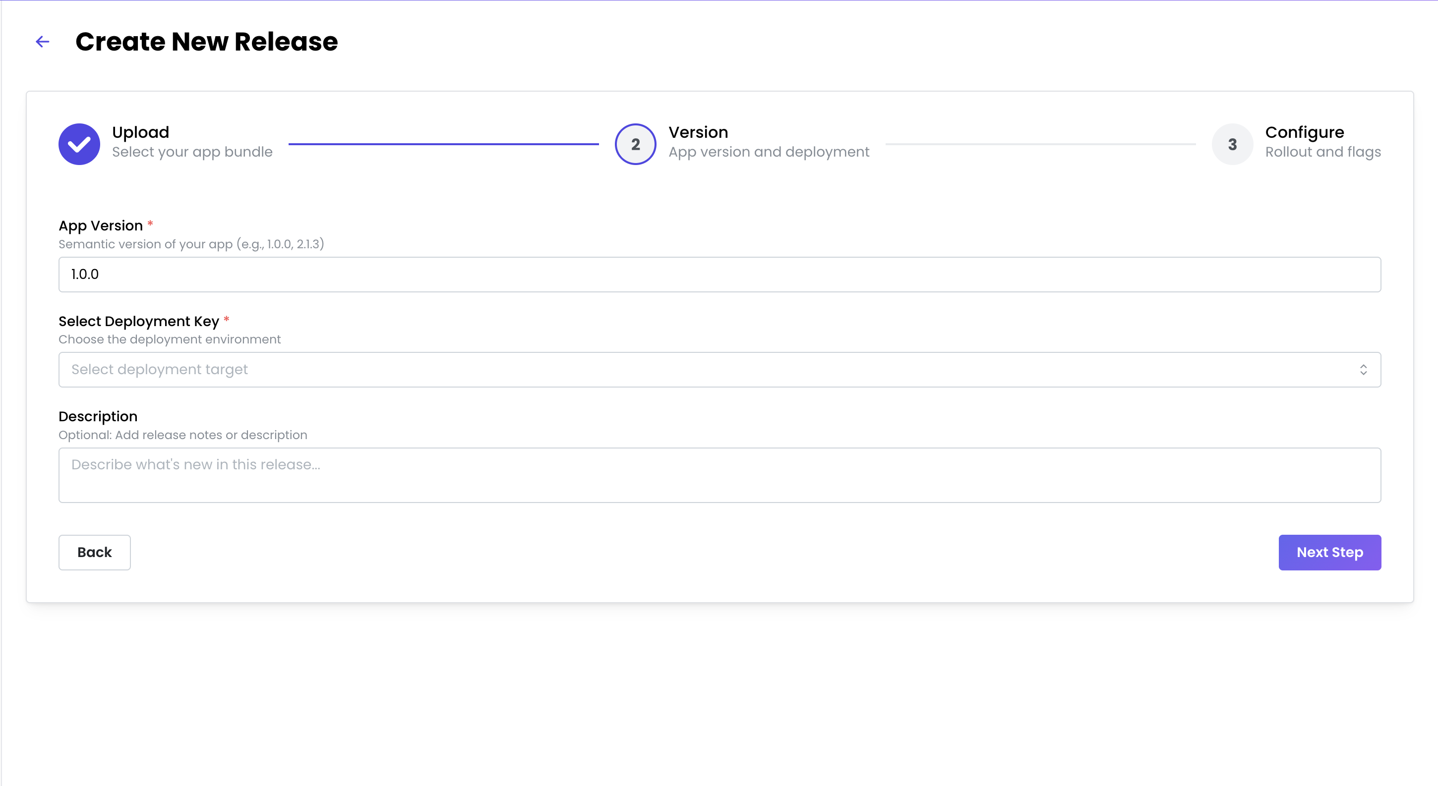 Version and Deployment